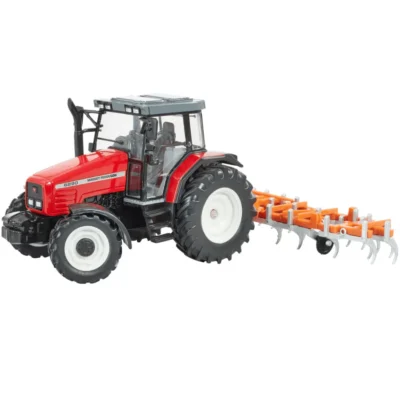 britains 43335 massey ferguson 6290 tractor cultivator playset 6