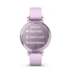 garmin lily 2 smartwatch – metallic lilac bezel lilac silicone band 2
