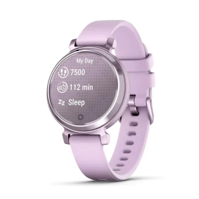garmin lily 2 smartwatch – metallic lilac bezel lilac silicone band 3