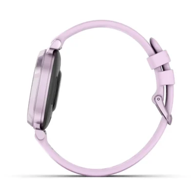 garmin lily 2 smartwatch – metallic lilac bezel lilac silicone band 4