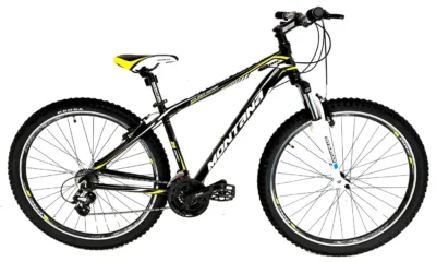 Montana DRC 29R Mountain Bike Black-Yellow-White – 21-Speed Alloy Frame with Shimano Gears & V-Brakes