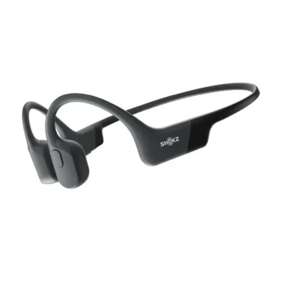 Shokz OpenRun Black Type C Charger | Quick-Charge Bone Conduction Headphones