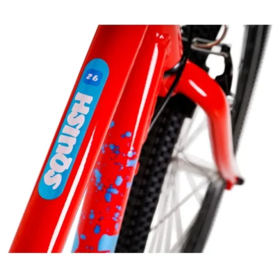 squish 26 inch kids bike 13 inch frame red 7