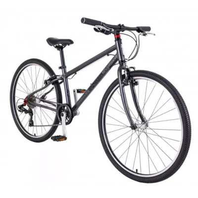 Squish 26" Wheels Bike Dark Grey – Lightweight 13" Frame, Shimano 8-Speed