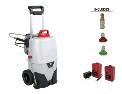 Alternative view of Pulmic Industrial 35 Battery-Powered Wheeled Sprayer – 35L Tank, 2x 2.6Ah Batteries, Charger Included