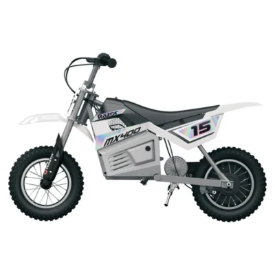 razor mx400 electric motocross dirt bike for teens – white 10