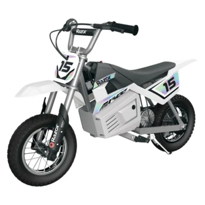 razor mx400 electric motocross dirt bike for teens – white 12