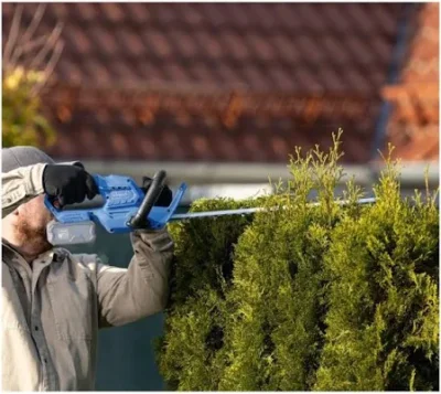 scheppach 20v cordless electric hedge trimmer 11