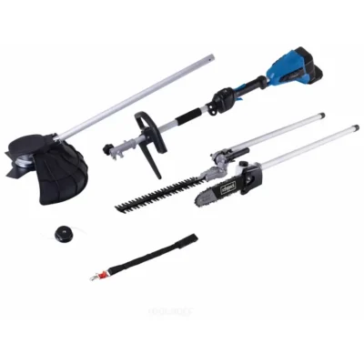 Scheppach BCMFH400-X4AHKIT 20V Cordless 4-in-1 Garden Multi-Tool with 4Ah Battery