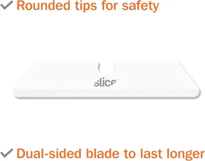 slice 10526 utility knife blades – rounded tip ceramic safety blades 3 pack 3