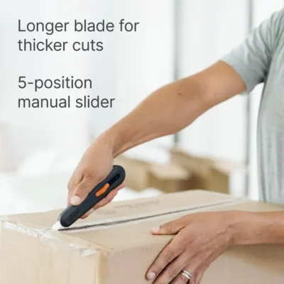 slice 10554 auto retract utility knife – finger friendly ceramic safety blade 3