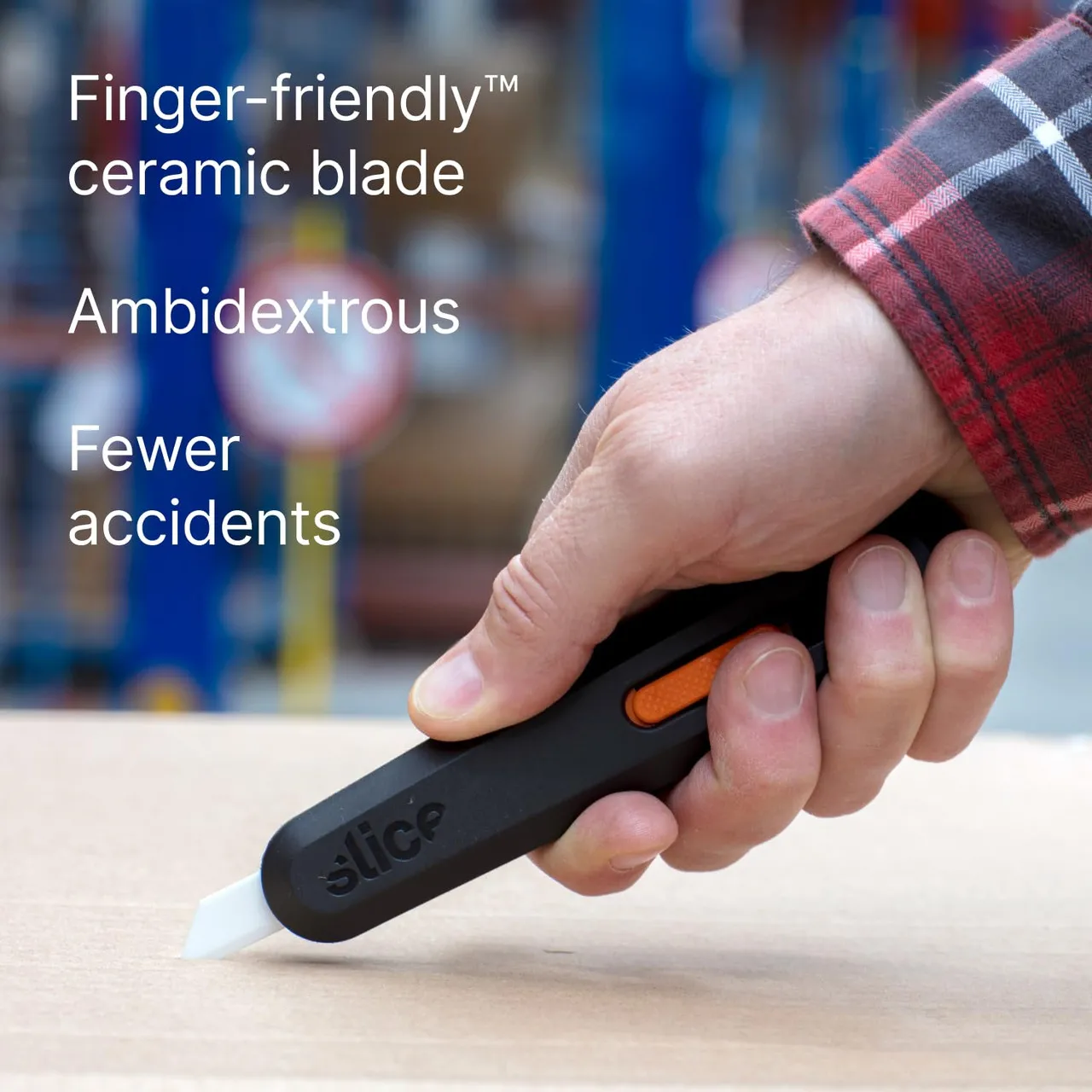 Slice 10554 Auto-Retract Utility Knife – Finger-Friendly Ceramic Safety Blade 5 Slice 10554 Auto-Retract Utility Knife – Finger-Friendly Ceramic Safety Blade - Image 5