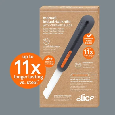 slice 10559 manual industrial knife – heavy duty ceramic blade cutter with 76mm cutting depth 7