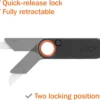 slice 10562 folding utility knife – ceramic safety blade heavy duty folding design 4
