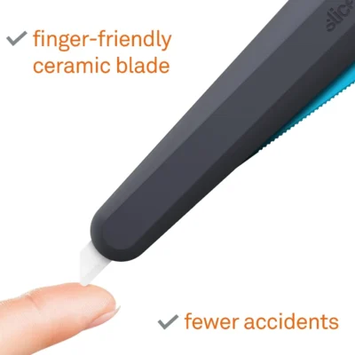 Alternative view of Slice 10564 Smart-Retracting Squeeze-Trigger Utility Knife – Finger-Friendly Ceramic Blade