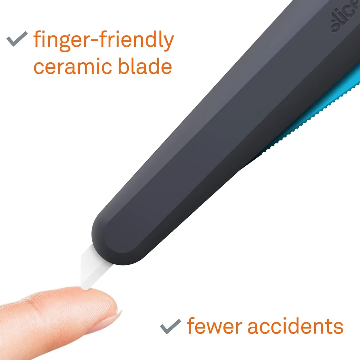 Slice 10564 Smart-Retracting Squeeze-Trigger Utility Knife – Finger-Friendly Ceramic Blade 2 Slice 10564 Smart-Retracting Squeeze-Trigger Utility Knife – Finger-Friendly Ceramic Blade - Image 2