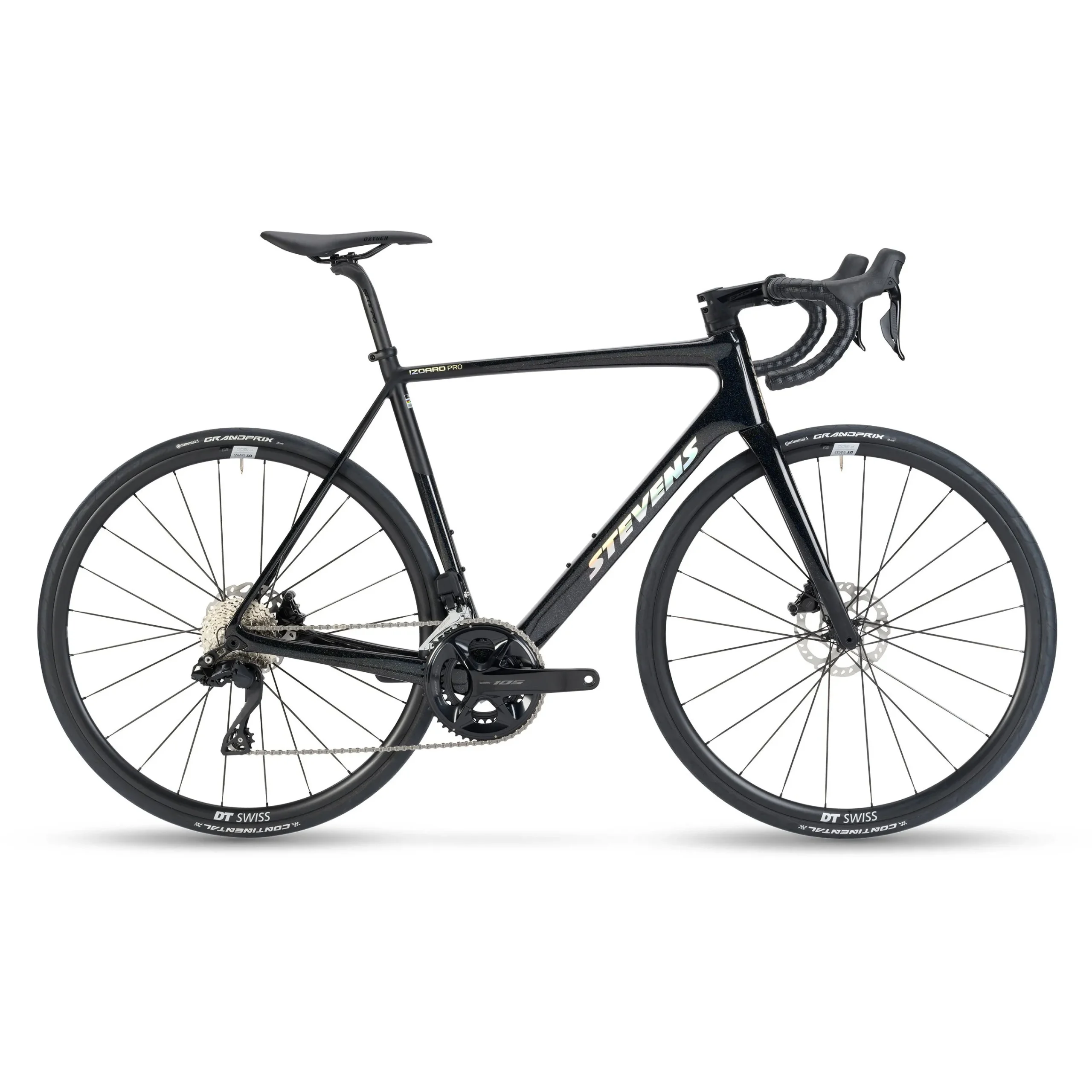 Stevens Izoard 105 Di2 Road Bike Black 52cm – Carbon Frame, Shimano Wireless 2x12, DT Swiss Wheels 1 Stevens Izoard 105 Di2 Road Bike Black 52cm – Carbon Frame, Shimano Wireless 2x12, DT Swiss Wheels