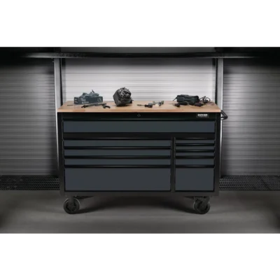 draper bunker® 56 workbench roller tool cabinet with 10 drawers 5