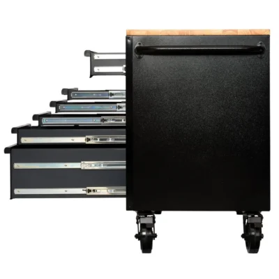 draper bunker® 56 workbench roller tool cabinet with 10 drawers 6