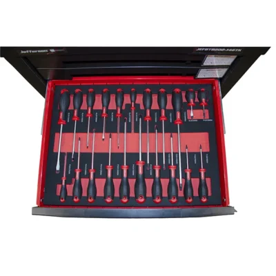 jefferson 7 drawer professional tool chest 146 piece tool kit heavy duty storage 3