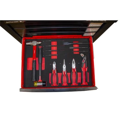 jefferson 7 drawer professional tool chest 146 piece tool kit heavy duty storage 4