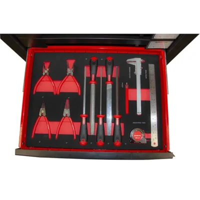 jefferson 7 drawer professional tool chest 146 piece tool kit heavy duty storage 5