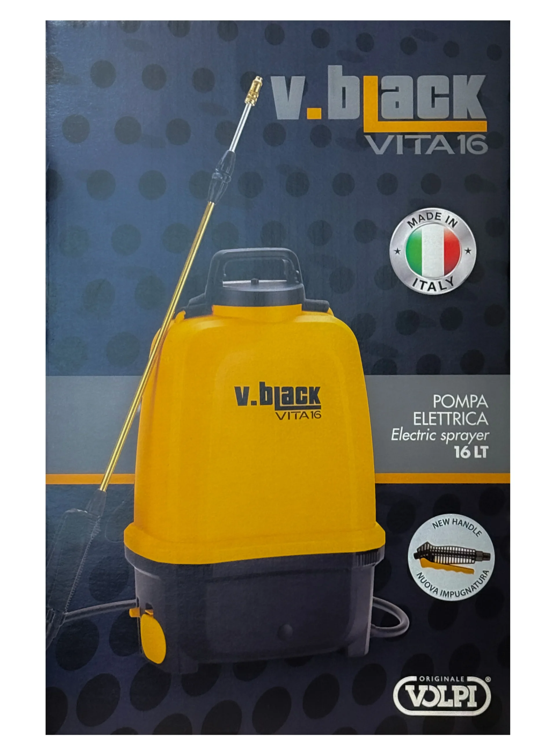 Volpi V-Black E-Pro 16L battery operated spraying pump 7 Volpi V-Black E-Pro 16L battery operated spraying pump - Image 7