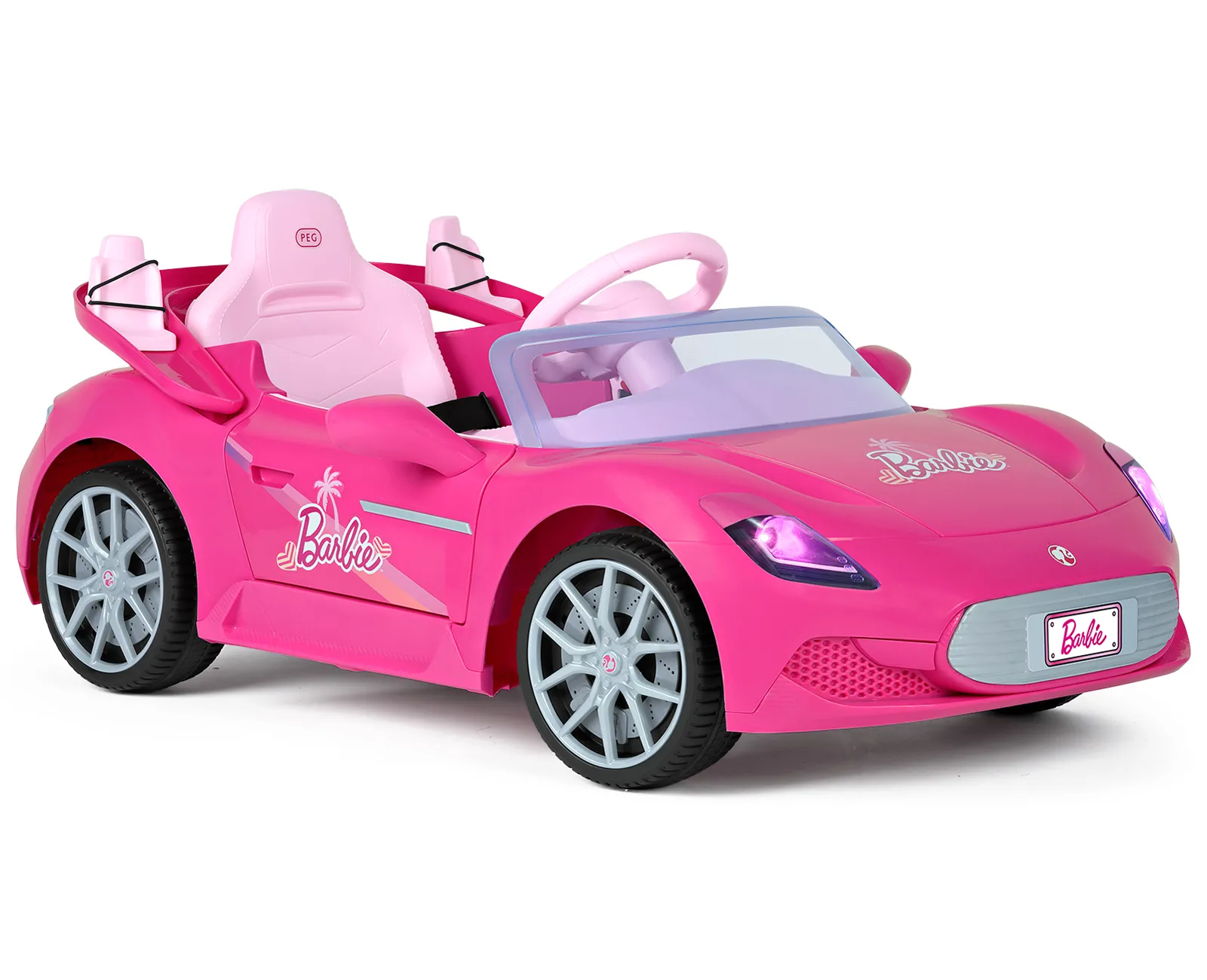 Peg Perego Barbie RC Car Electric Ride On 1 Peg Perego Barbie RC Car Electric Ride On