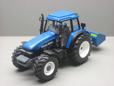 New Holland 8360 with Blue Hydraulic Bucket Model Tractor 1:32 Scale Die‑Cast by Replicagri