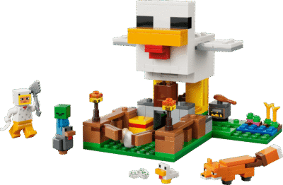 LEGO Minecraft 21585 Chicken Farm Set