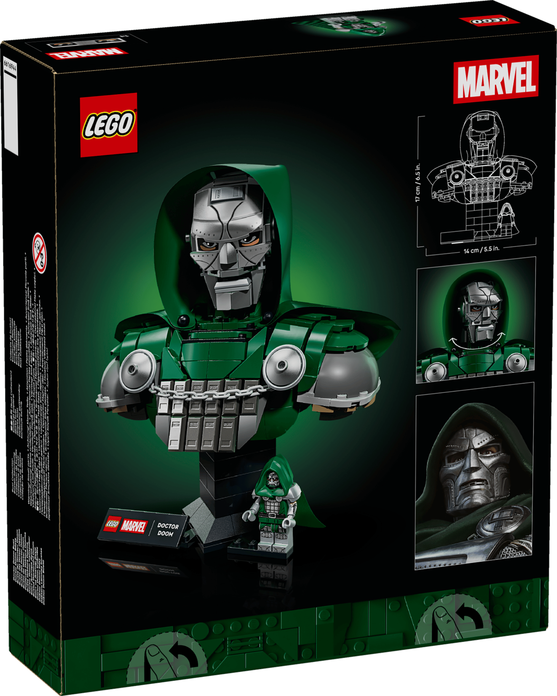 LEGO Marvel 76345 Doctor Doom Bust